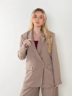 Blazer alfaiataria cruzado