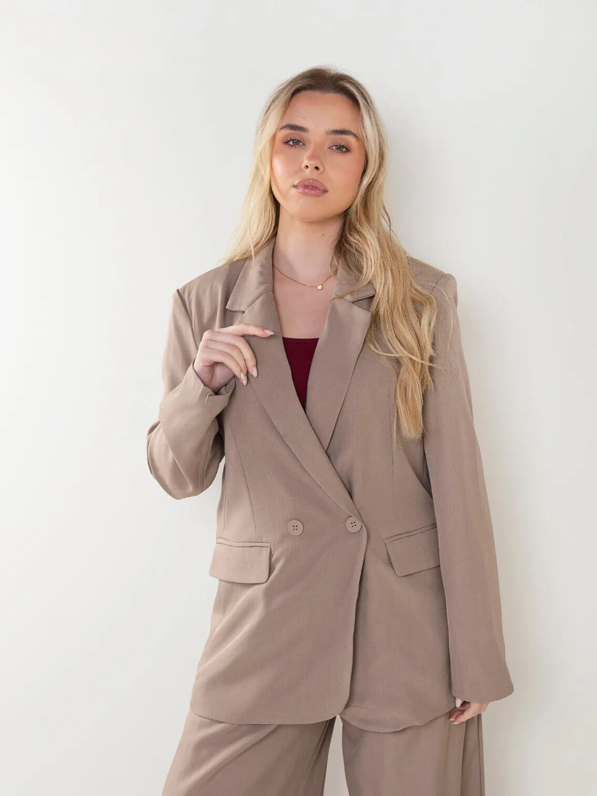 Blazer alfaiataria cruzado