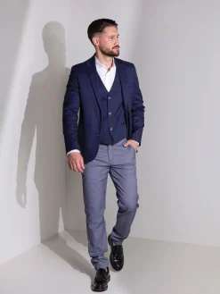 Blazer azul marinho slim fit