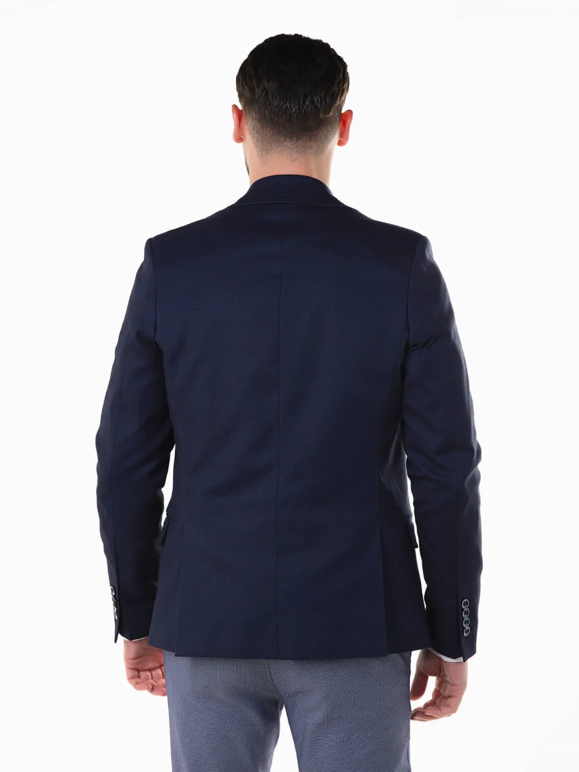 Blazer azul marinho slim fit