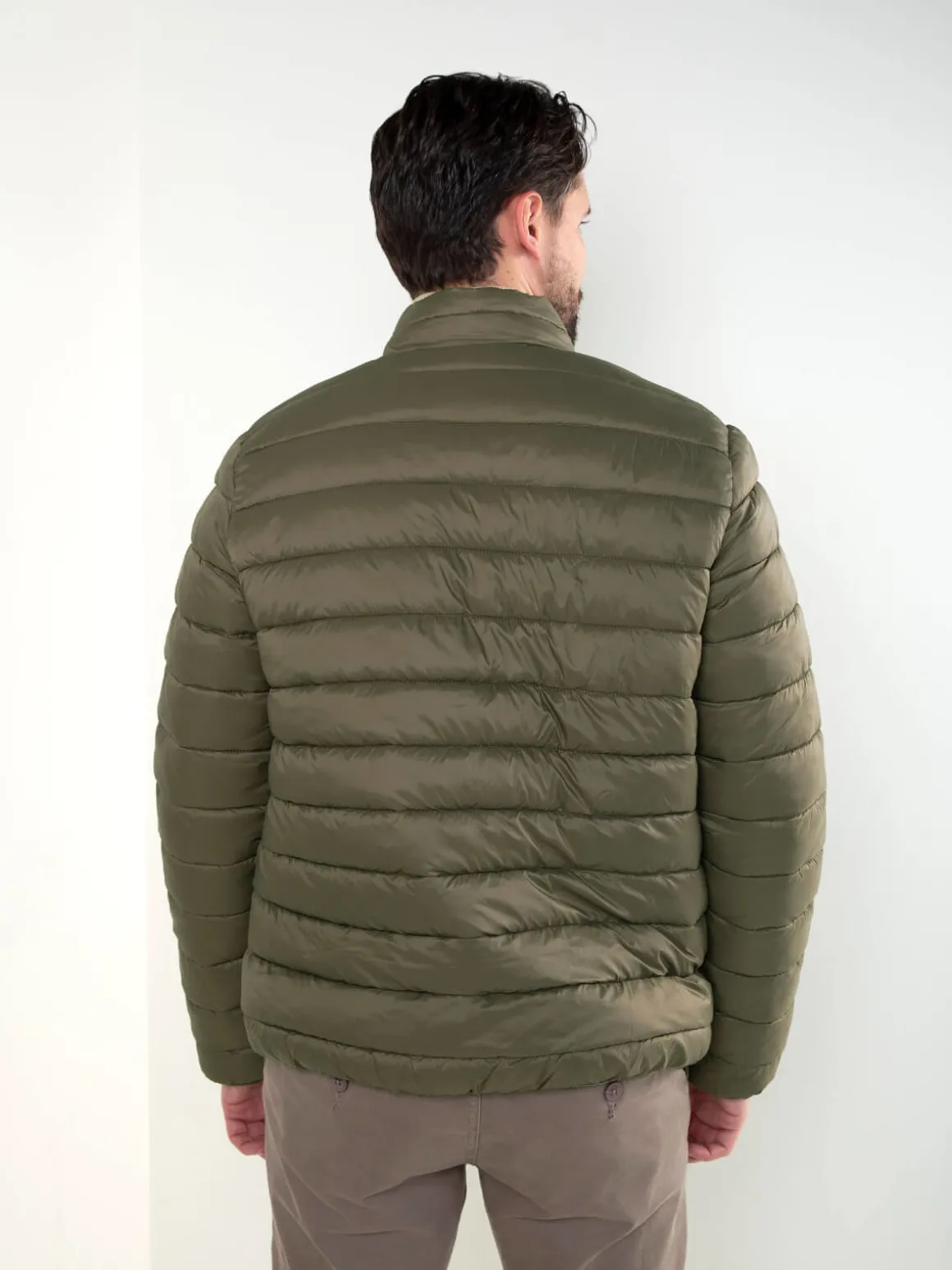 Blusão impermeável acolchoado leve