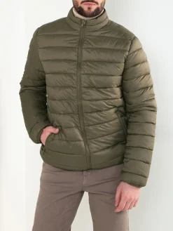 Blusão impermeável acolchoado leve