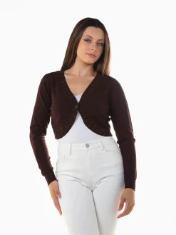 Bolero com missangas