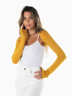 Bolero de malha curto