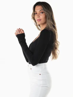 Bolero de malha curto