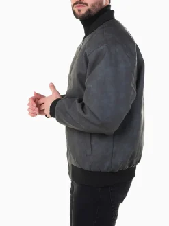 Bomber efeito pele com interior em pelo