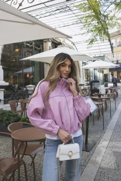 Bomber oversized gola alta