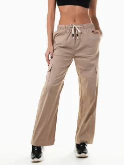 Calças cargo tecido elástico