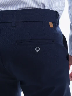 Calças chino azul marinho