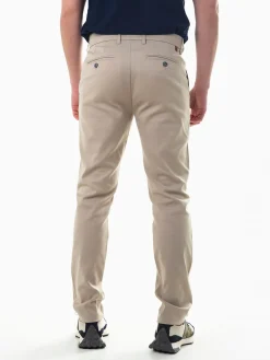 Calças chino bege mescladas