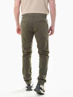 Calças chino em algodão