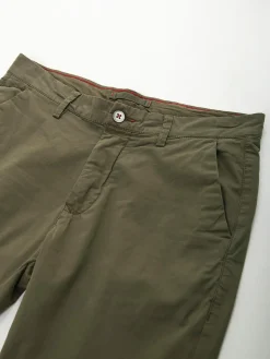 Calças chino em algodão