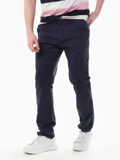 Calças chino em algodão