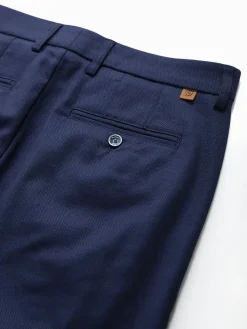 Calças chino slim fit azul marinho