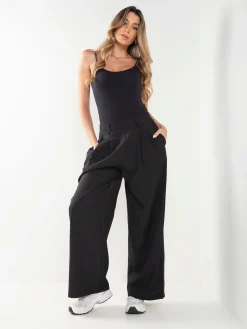 Calças de alfaiataria wide leg