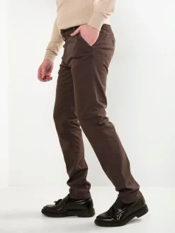 Calças de sarja slim fit