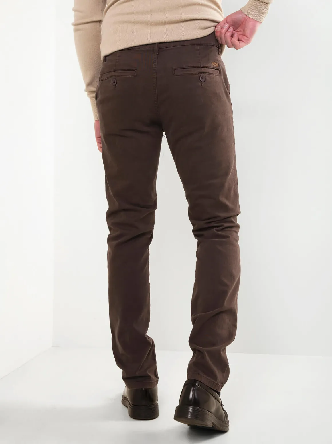 Calças de sarja slim fit