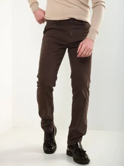 Calças de sarja slim fit