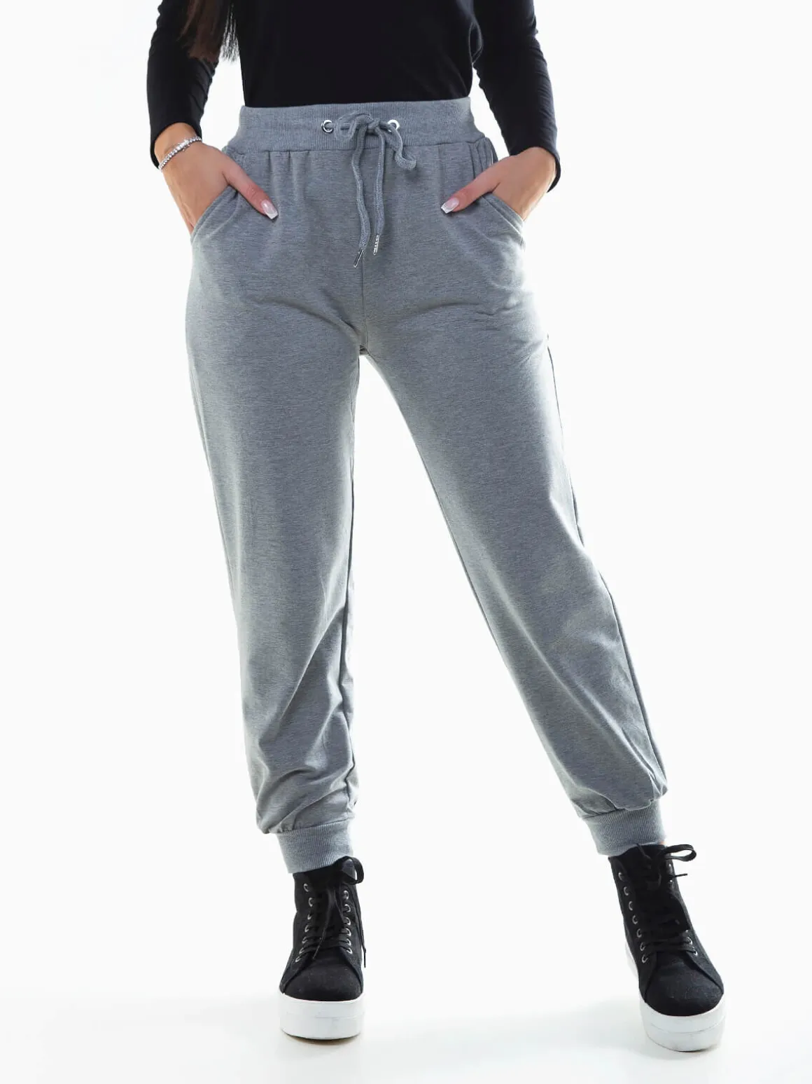 Calças fato treino cardadas