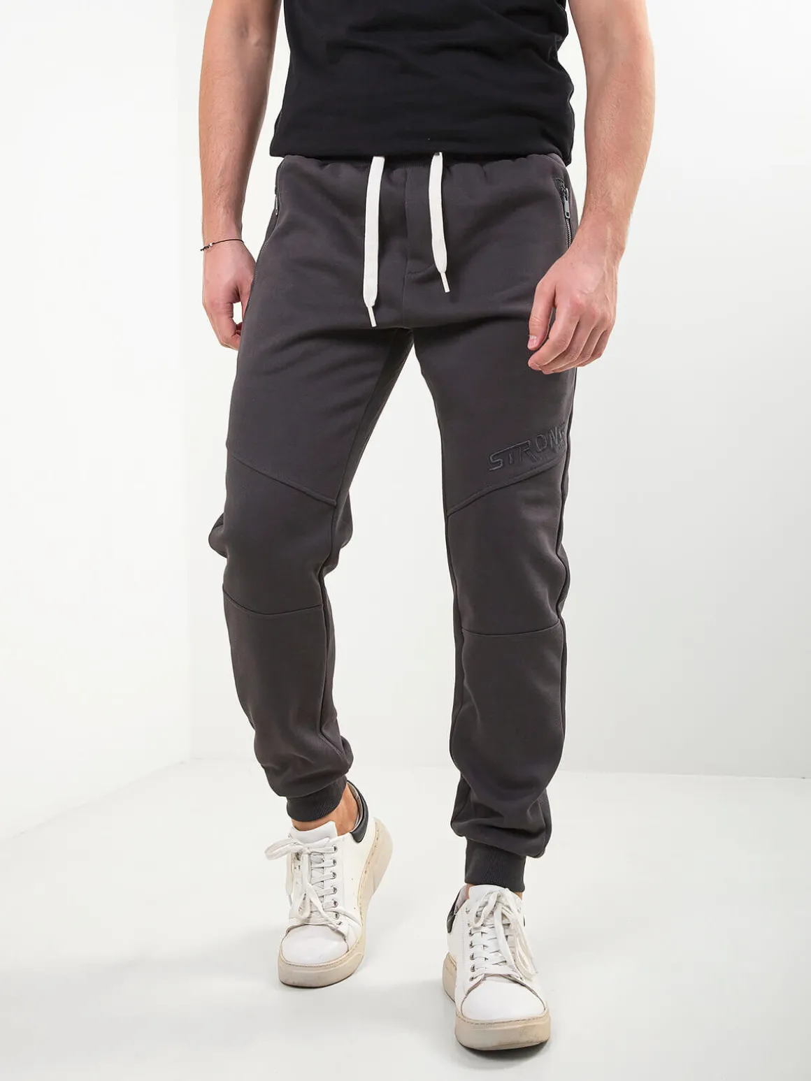 Calças fato treino com bordado