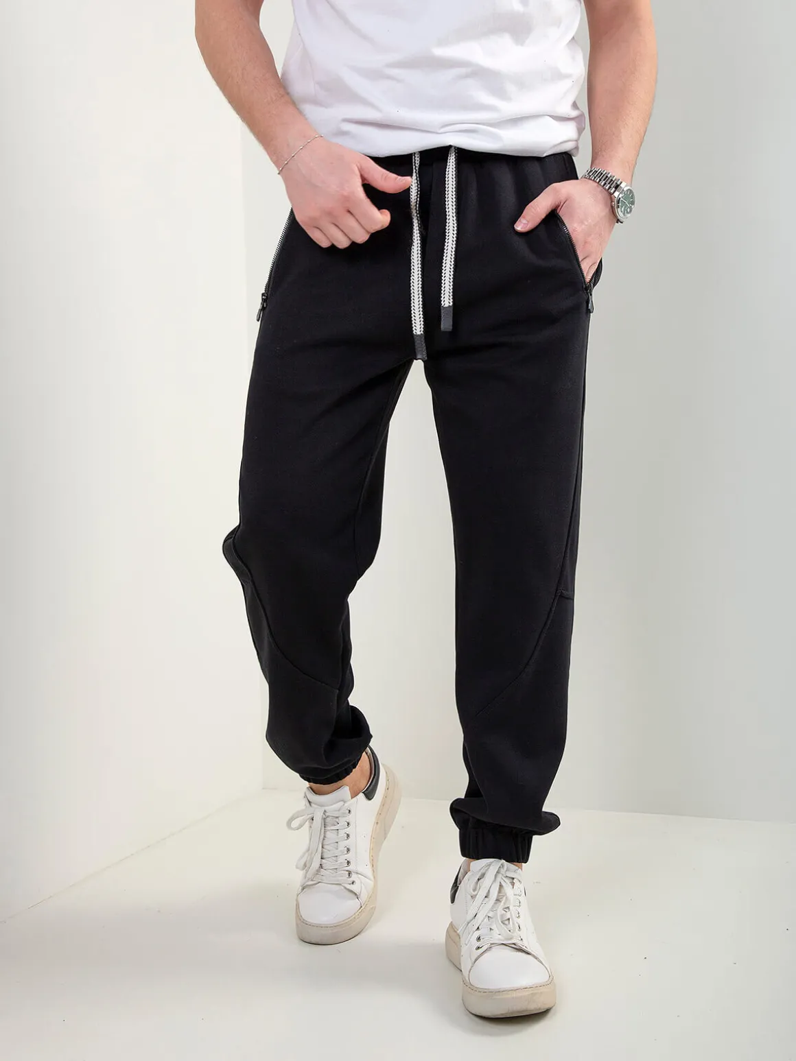 Calças fato treino com estampado