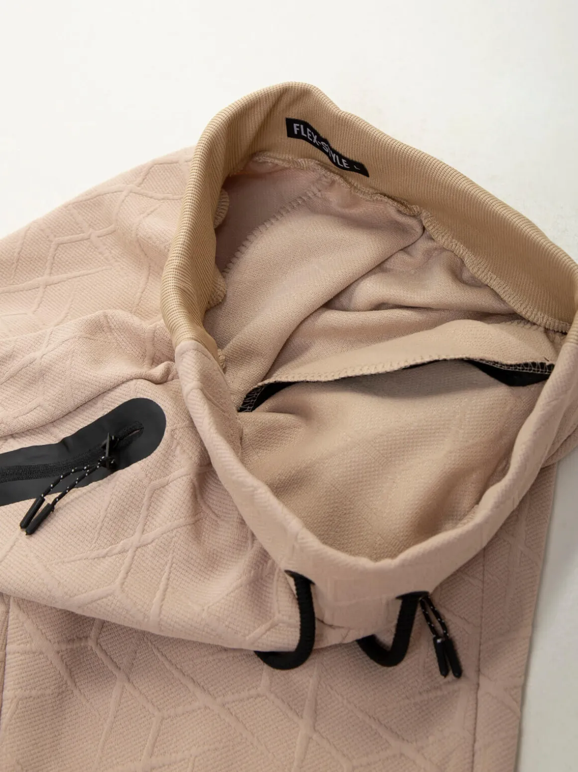 Calças fato treino malha texturizada