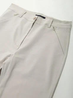 Calças formais de cintura alta