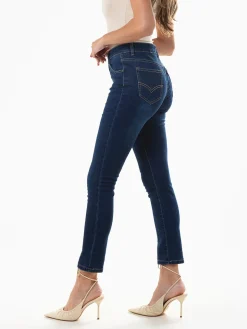 Calças ganga elásticas skinny fit