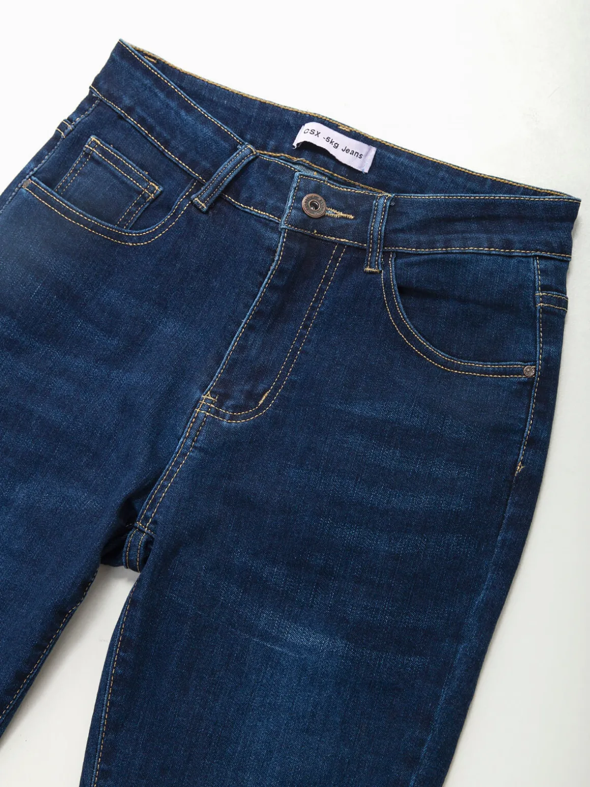 Calças ganga elásticas skinny fit