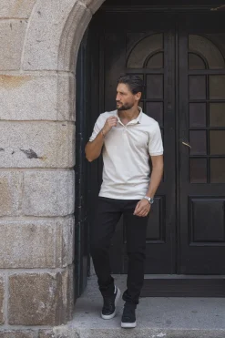 Calças ganga pretas regular fit