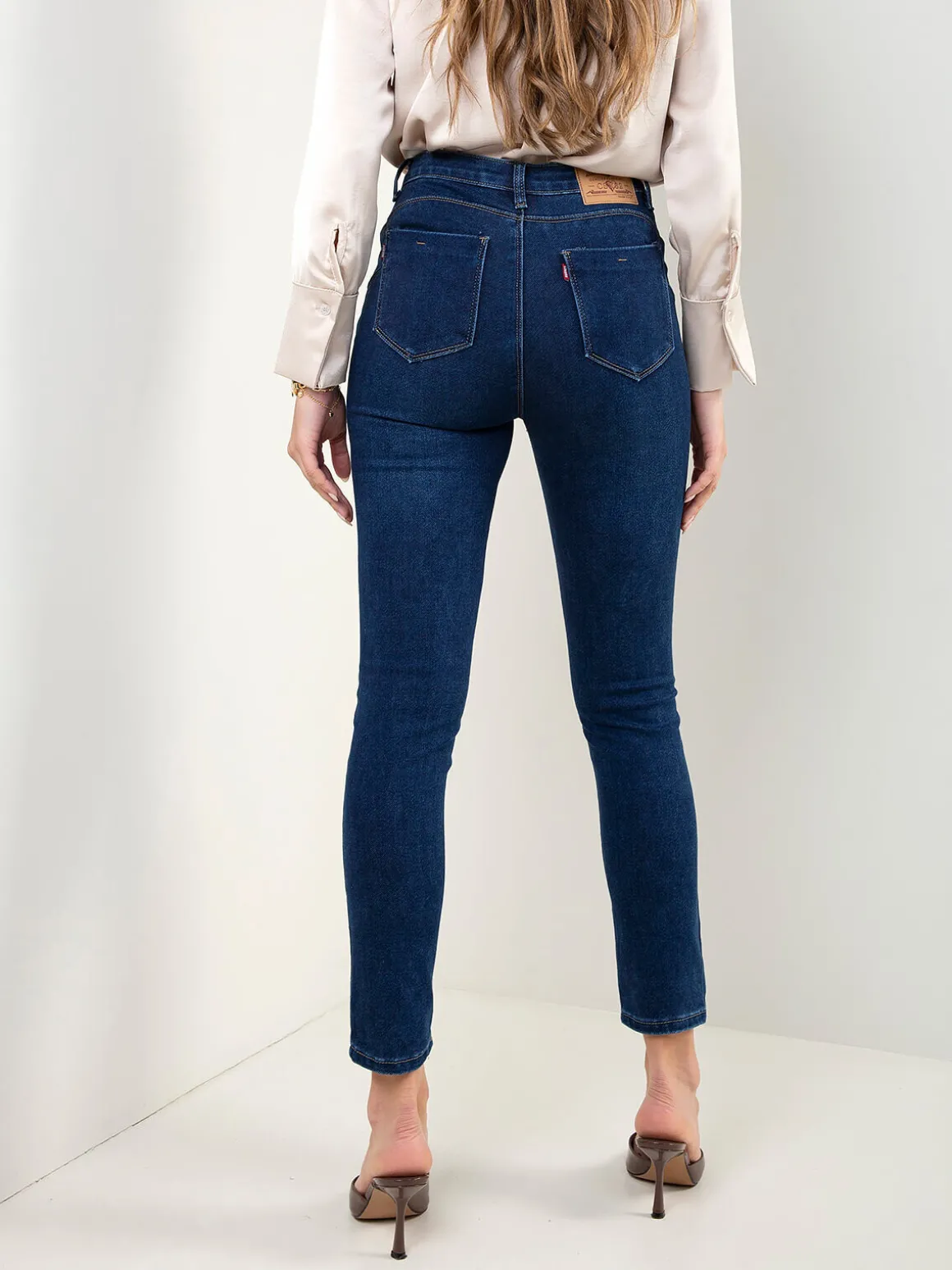 Calças ganga push-up skinny