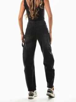 Calças ganga skater pretas