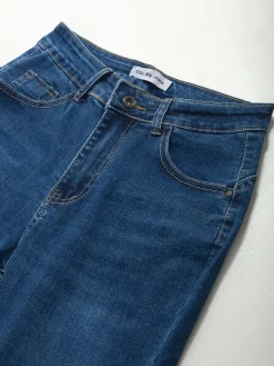 Calças ganga skinny fit azul escuro