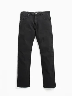 Calças ganga slim fit pretas