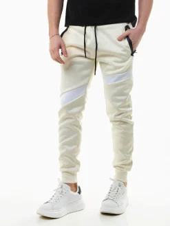 Calças jogger color block