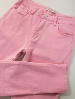 Calças justas ganga cintura alta