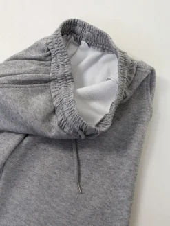 Calças malha nervuras interior polar