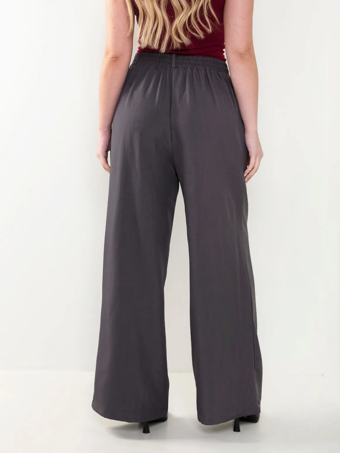 Calças palazzo de alfaiataria