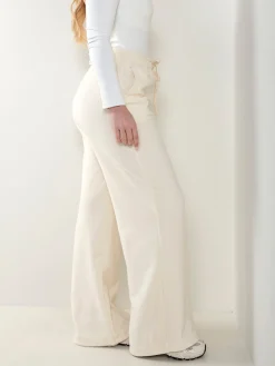 Calças polares com cintura elástica