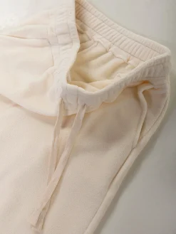 Calças polares com cintura elástica