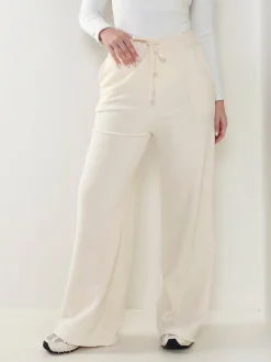 Calças polares com cintura elástica