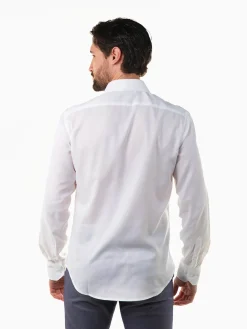 Camisa branca com textura