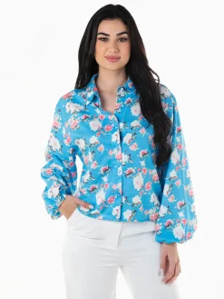 Camisa com estampado floral