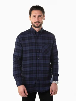 Camisa flanela xadrez com bolso