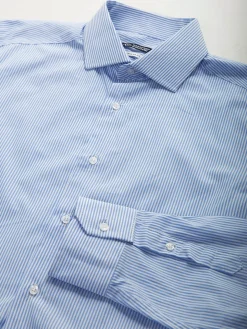 Camisa regular fit azul bebé