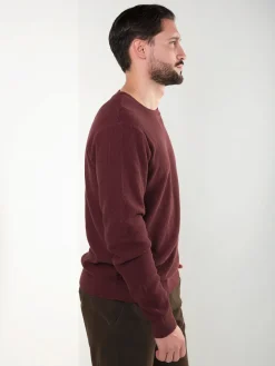 Camisola bordeaux malha estruturada