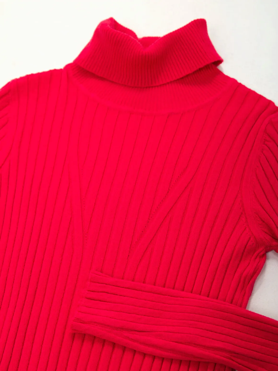 Camisola canela fina gola alta