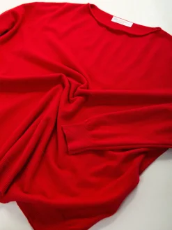 Camisola malha acabamento rolling