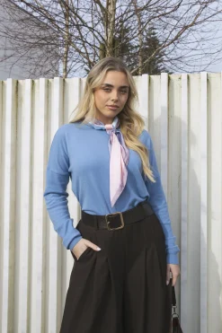 Camisola malha com acabamento rolling