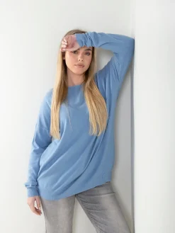 Camisola malha com acabamento rolling